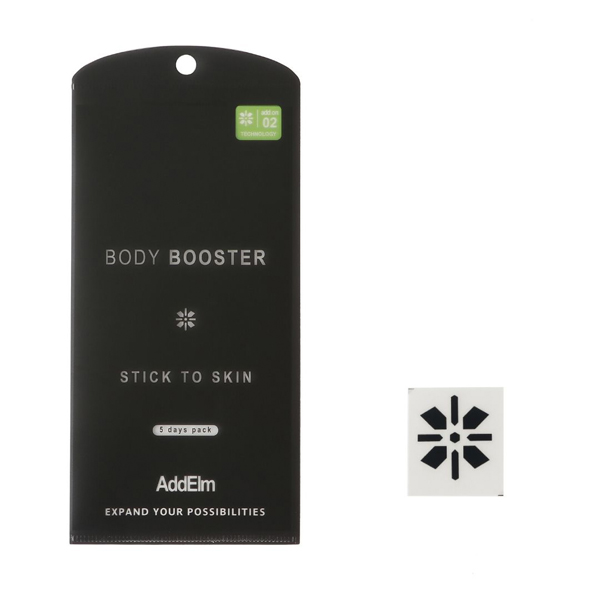 【AddElm】BODY BOOSTER (BODY STICKER)  WHITE&BLACK